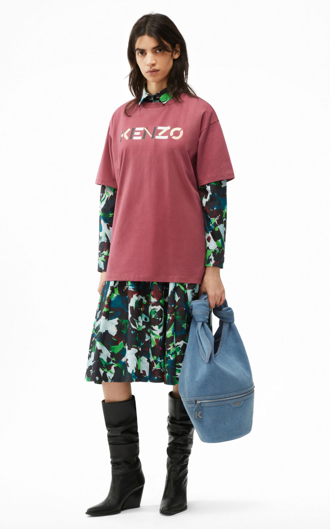 Camisetas Kenzo Logo oversized Mujer Negras - SKU.2965978